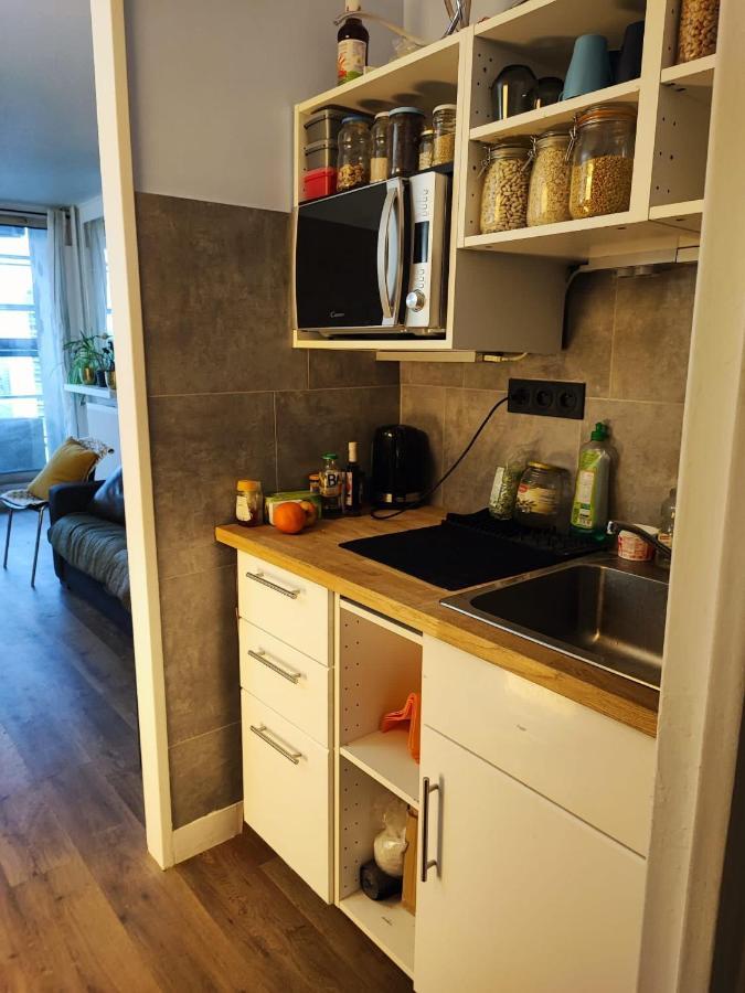 Beau Studio Renove 30M2 Balcon Vue Paris+Parking Lejlighed Eksteriør billede